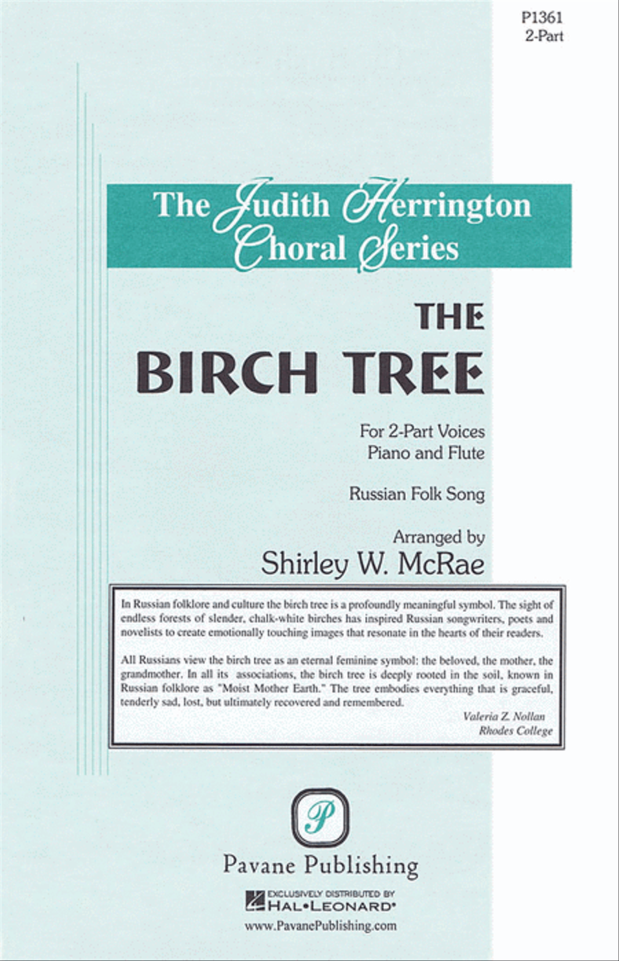 The Birch Tree 2-Part scores gallery preview page 1