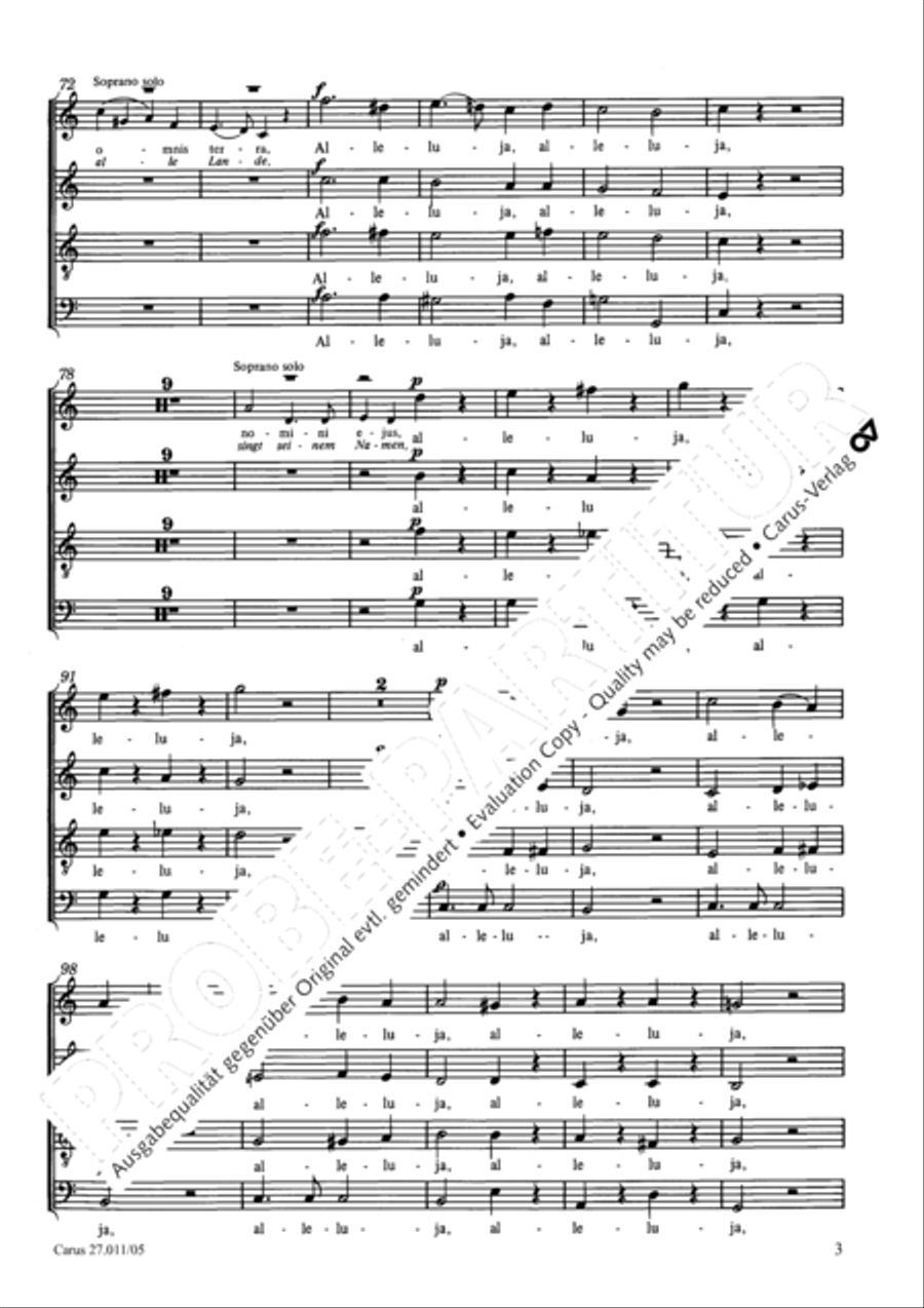 Jubilate Deo 4-Part scores gallery preview page 4