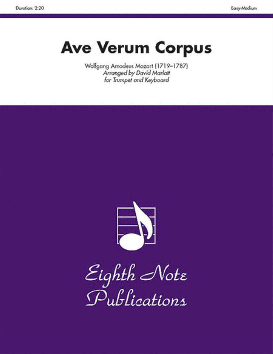 Ave Verum Corpus Ave Verum Corpus Small Ensemble scores gallery preview page 1