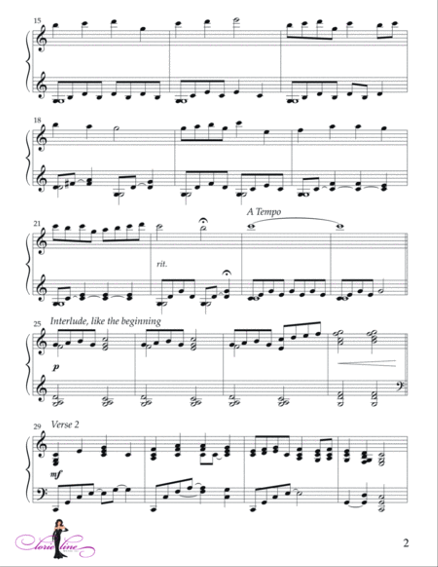 Christ The Lord Is Risen Today Piano Solo scores gallery preview page 3