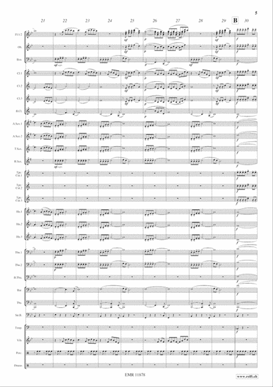 Jonathan Livingston Seagull Concert Band scores gallery preview page 6