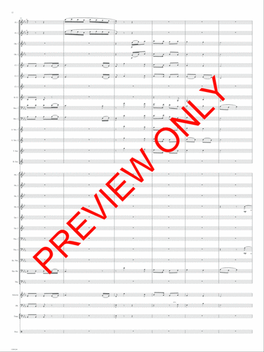 Festive Expressions Concert Band scores gallery preview page 13