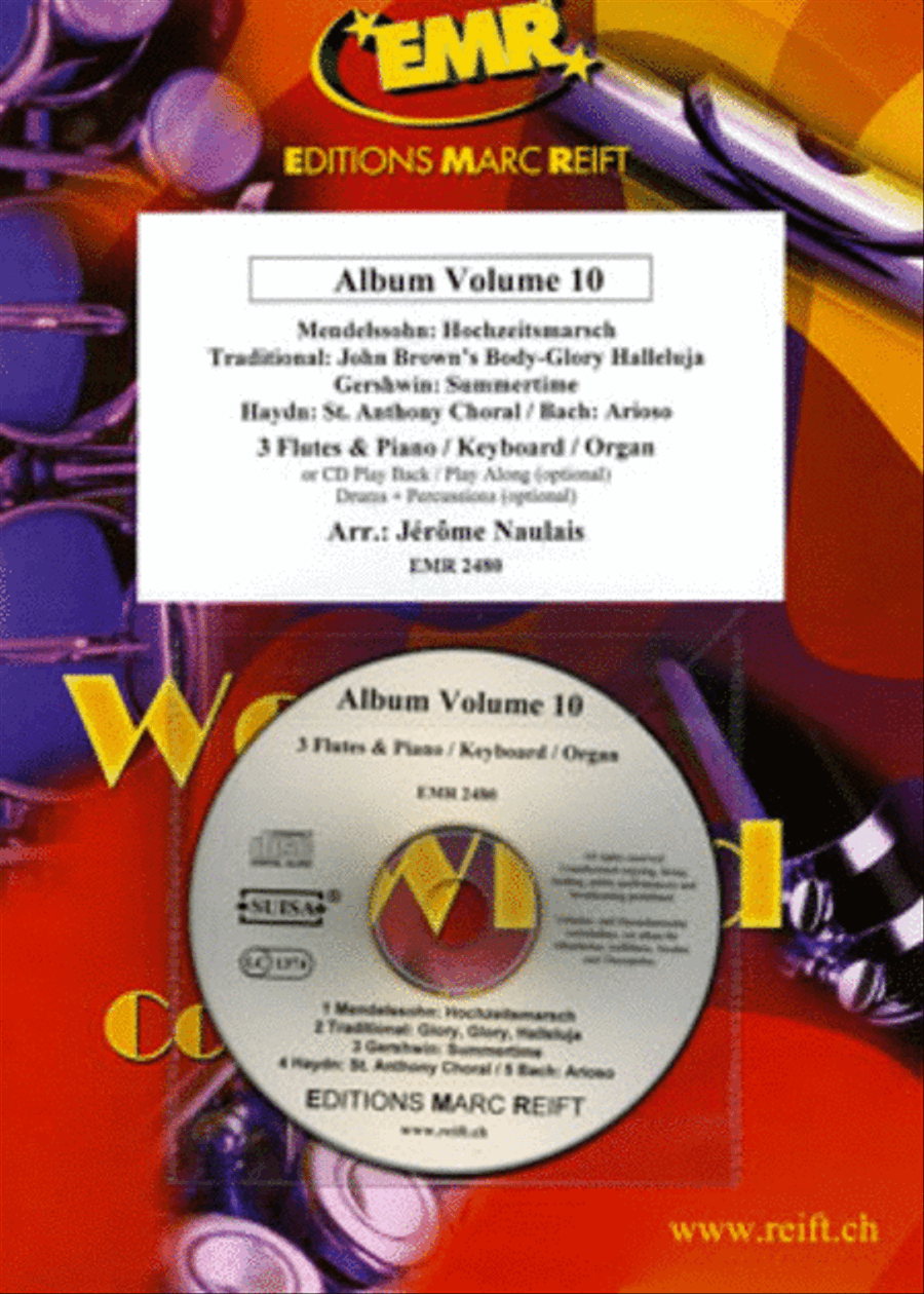 Album Volume 10 Flute scores gallery preview page 1
