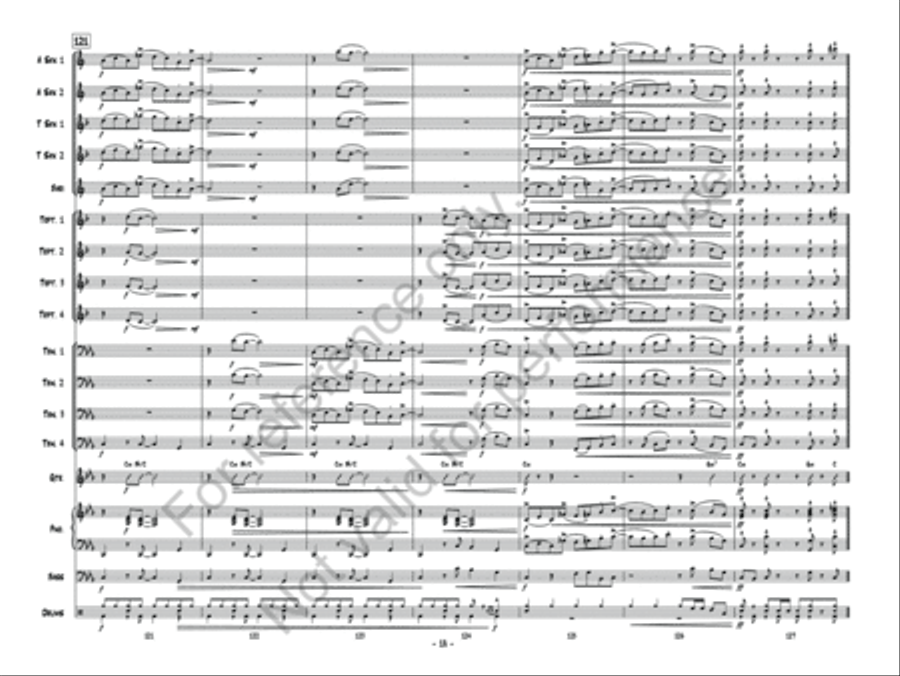 Victor's Return Victor's Return Jazz Ensemble scores gallery preview page 19
