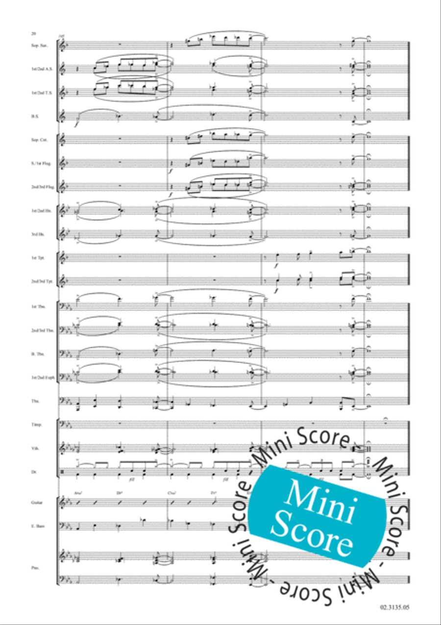 The Way You Look Tonight Fanfare Band scores gallery preview page 26