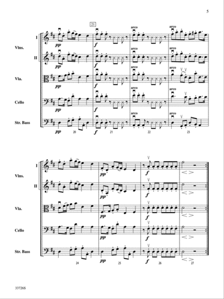 Battalia String Orchestra scores gallery preview page 5