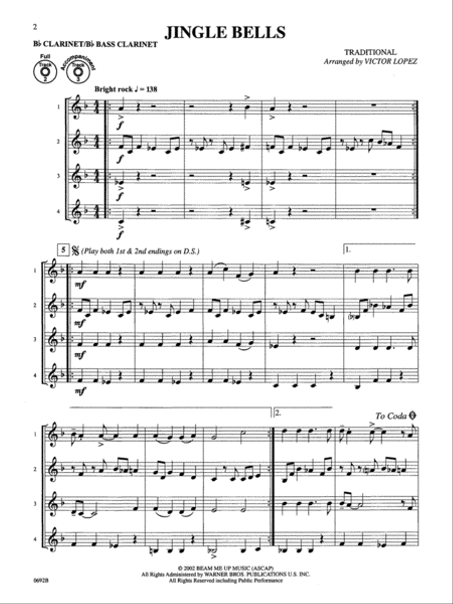 Flex-Ability Holiday -- Solo-Duet-Trio-Quartet with Optional Accompaniment Small Ensemble scores gallery preview page 3