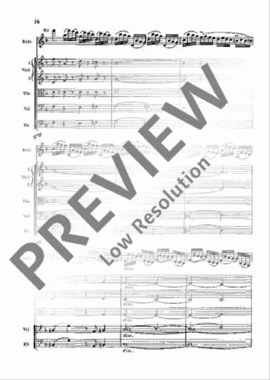 Concerto D Minor Orchestra scores gallery preview page 19