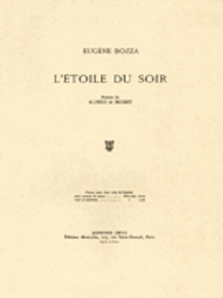 Book cover for L'Etoile du Soir