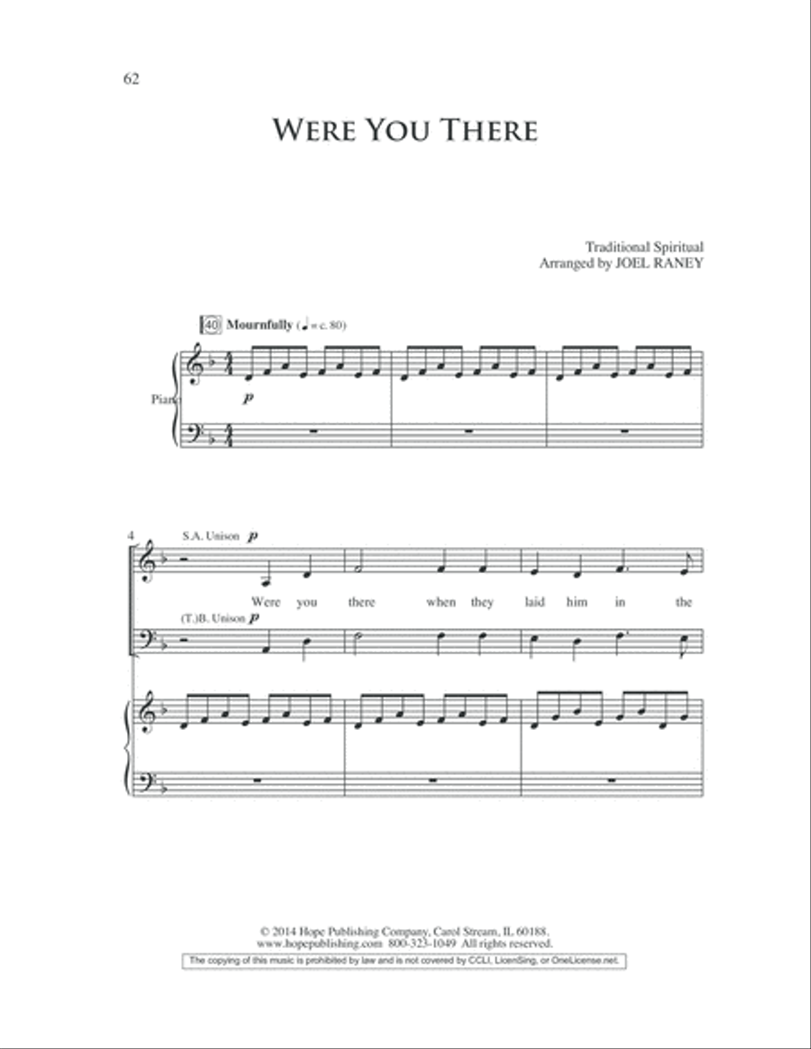 The Seven Last Days 4-Part scores gallery preview page 66