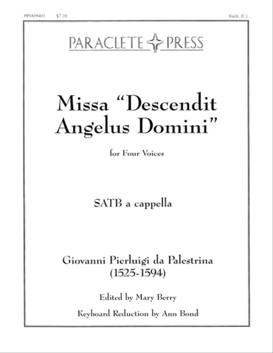Missa Descendit Angelus Domini 4-Part scores gallery preview page 1