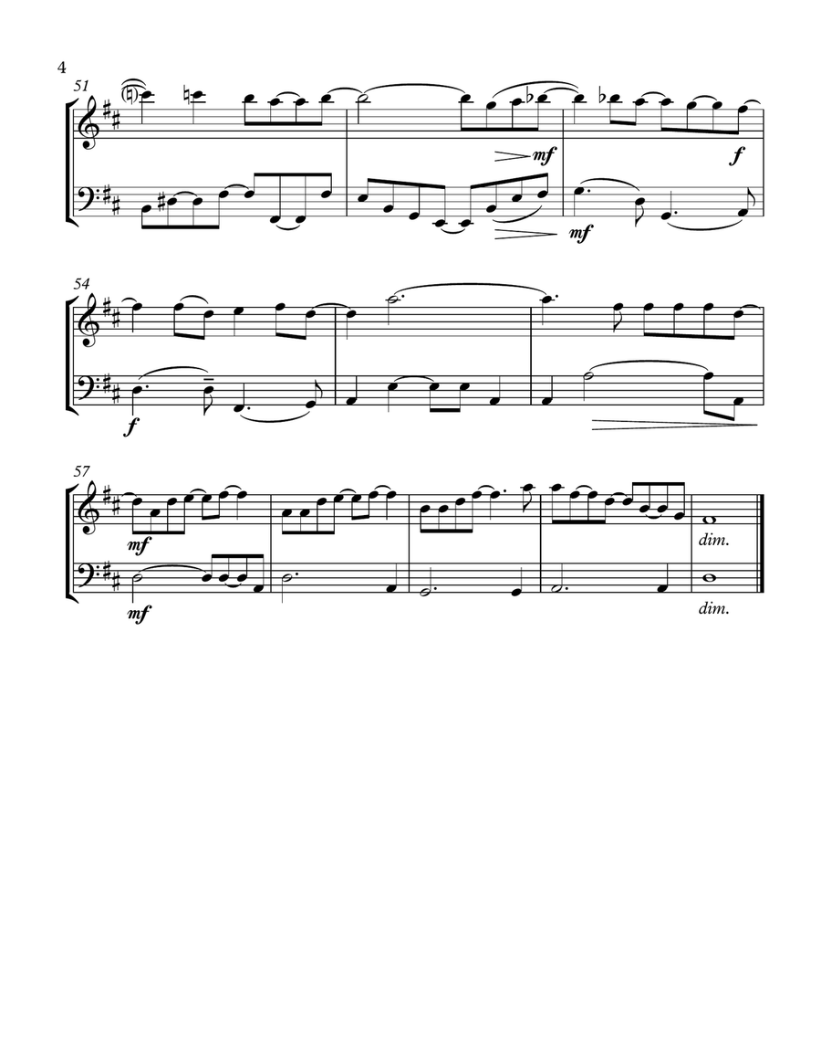 How Deep Is Your Love from the Motion Picture SATURDAY NIGHT FEVER String Duet scores gallery preview page 4