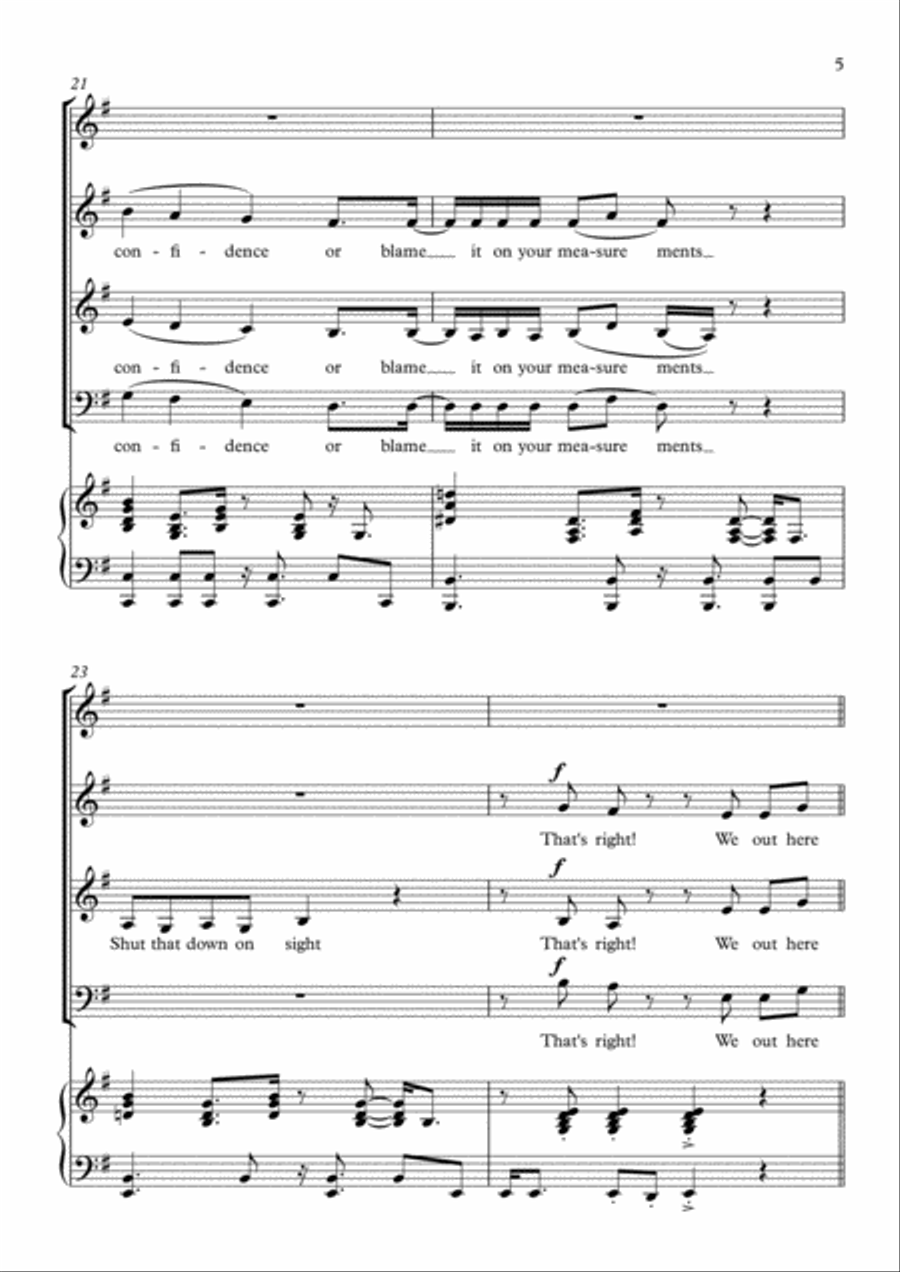 Finesse 3-Part scores gallery preview page 5