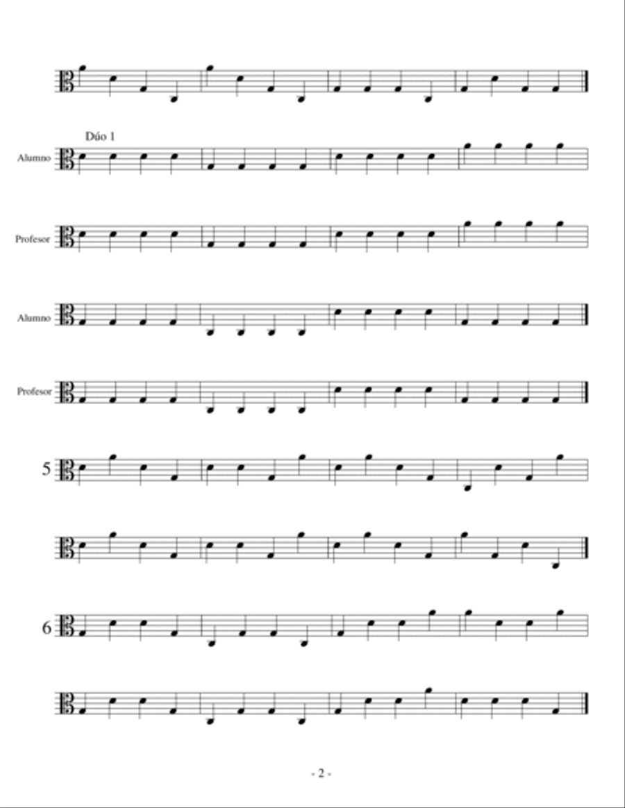 25 Viola Pizzicato Lessons for Beginners. Viola Solo scores gallery preview page 2