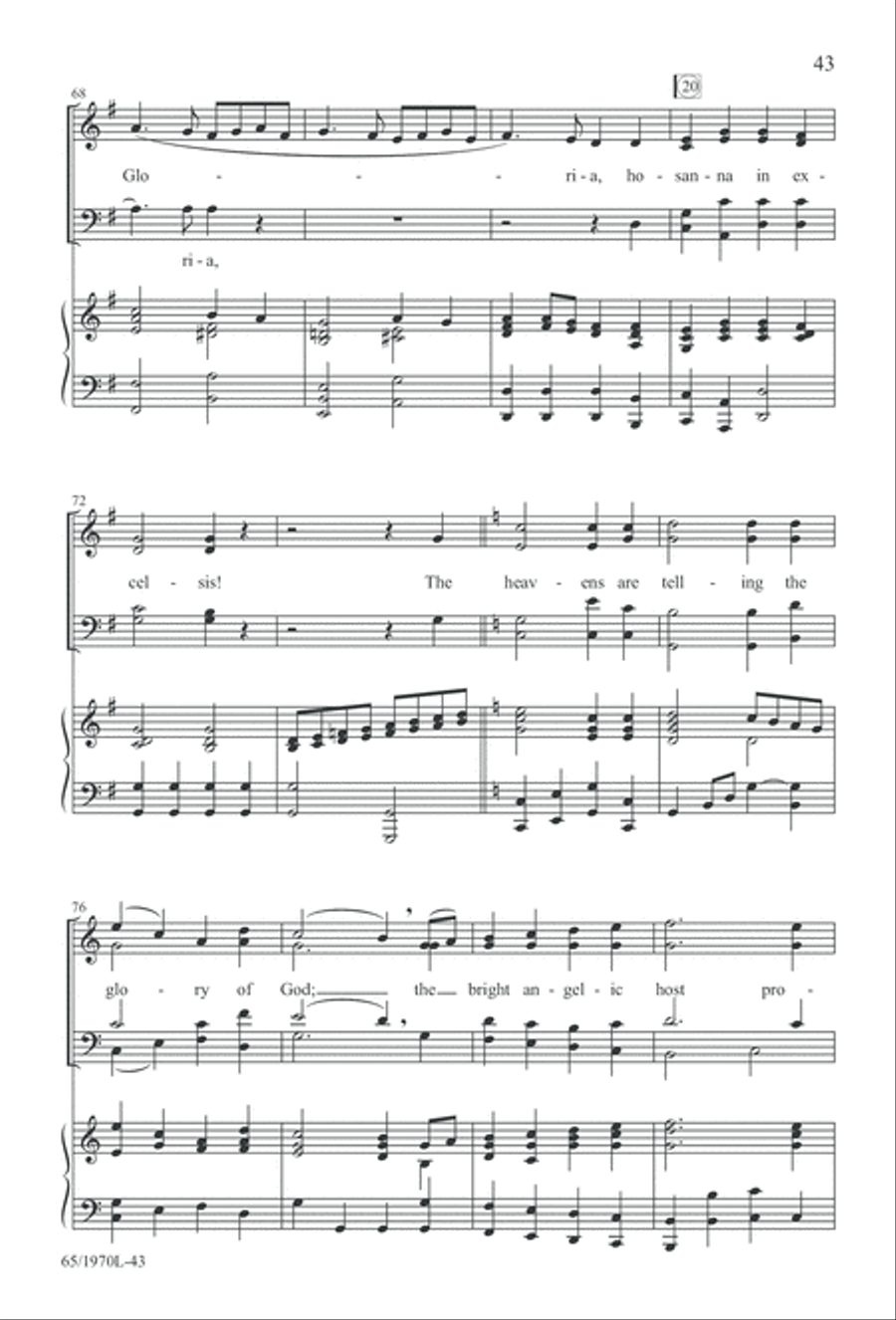 A Great and Mighty Wonder 4-Part scores gallery preview page 44