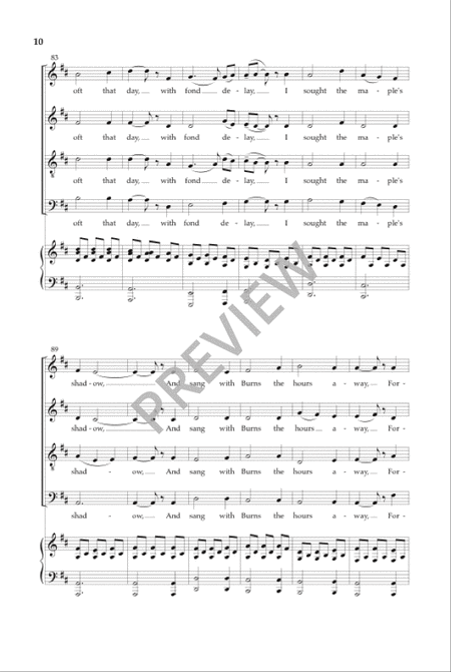 The Immortal Memory The Immortal Memory 4-Part scores gallery preview page 11