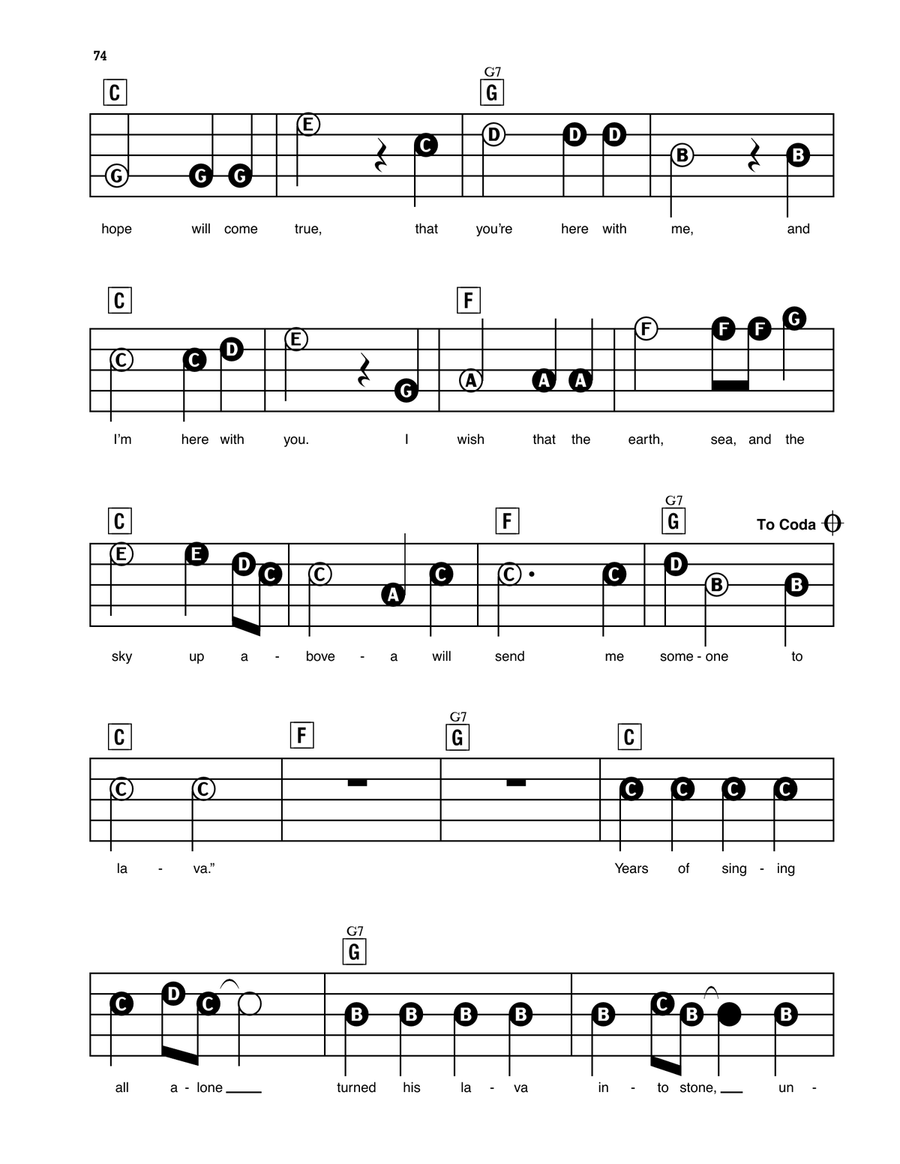 Lava (from Lava) Electronic Keyboard scores gallery preview page 3