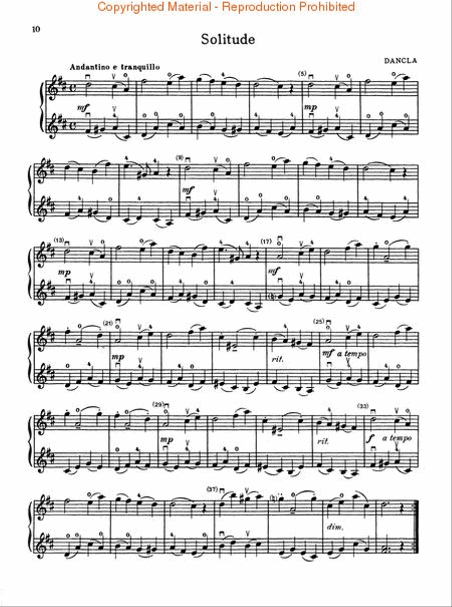 Selected Duets for Violin - Volume 1 String Duet scores gallery preview page 4