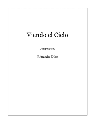 Book cover for Viendo el Cielo