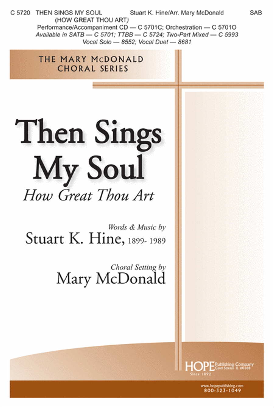 Then Sings My Soul (How Great Thou Art) 3-Part scores gallery preview page 1