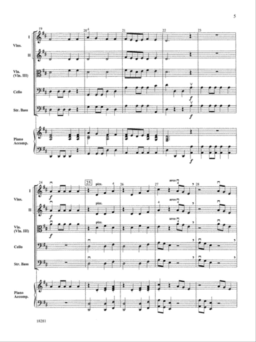 Hunters' Chorus from Der Freischutz: Score Choir scores gallery preview page 3