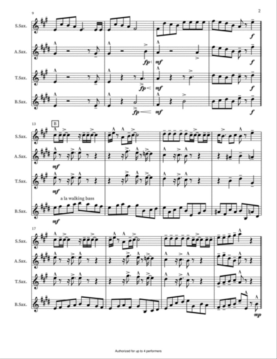 Jingle Bells Small Ensemble scores gallery preview page 2