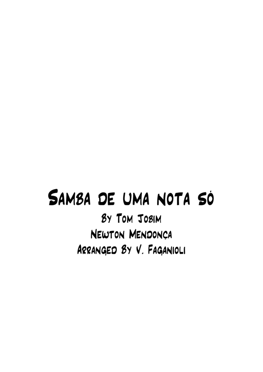 Samba De Uma Nota So image number null