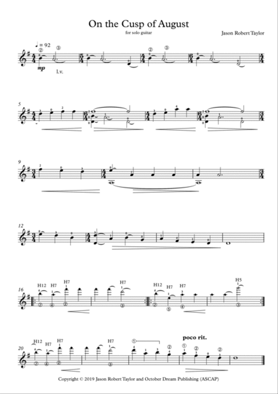 Seven Pieces Seven Pieces Acoustic Guitar scores gallery preview page 4