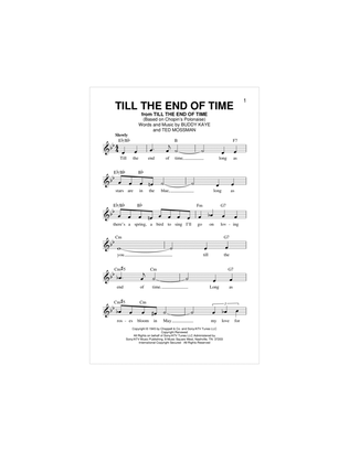 Book cover for Till The End Of Time