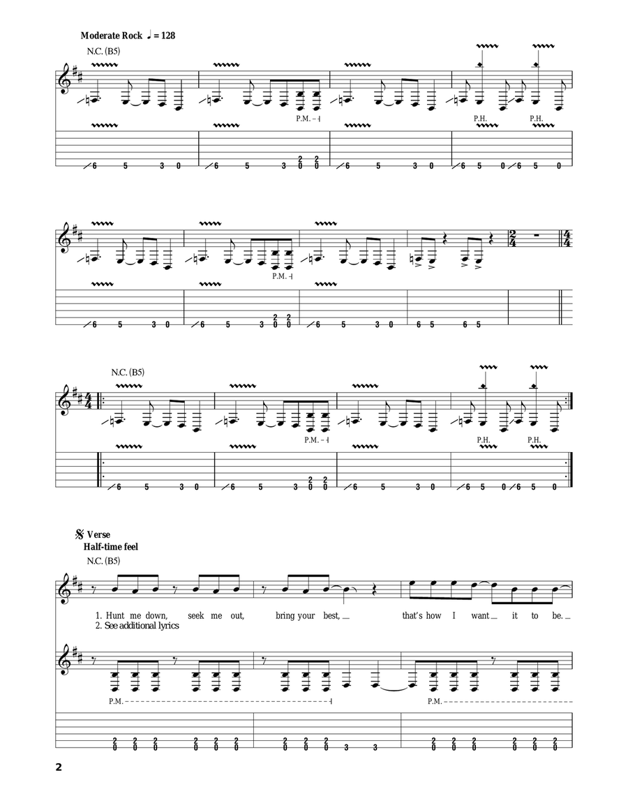 Stronger Than Death Stronger Than Death Acoustic Guitar scores gallery preview page 2