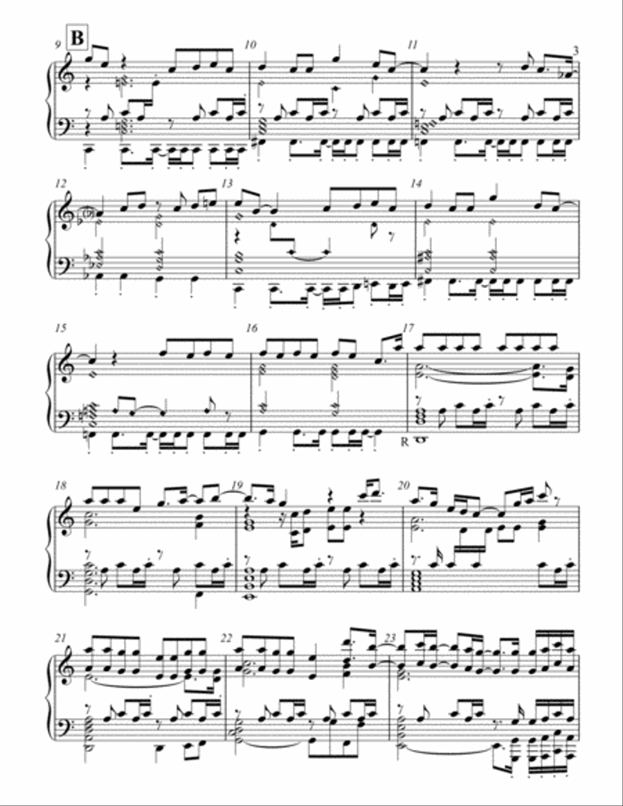 Love On Top Love On Top Handbell Choir scores gallery preview page 3