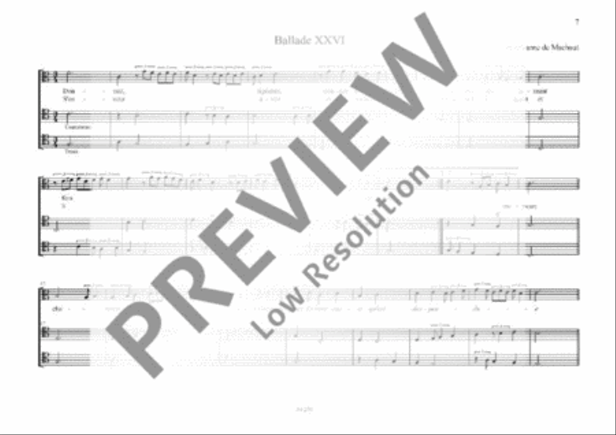 Machaut Transcriptions Voice scores gallery preview page 18
