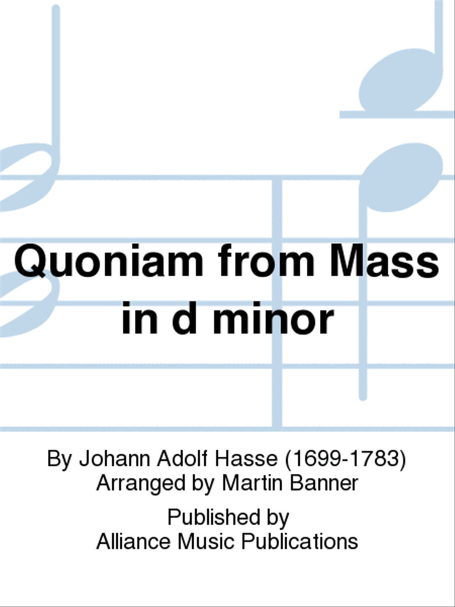 Quoniam Quoniam 4-Part scores gallery preview page 1