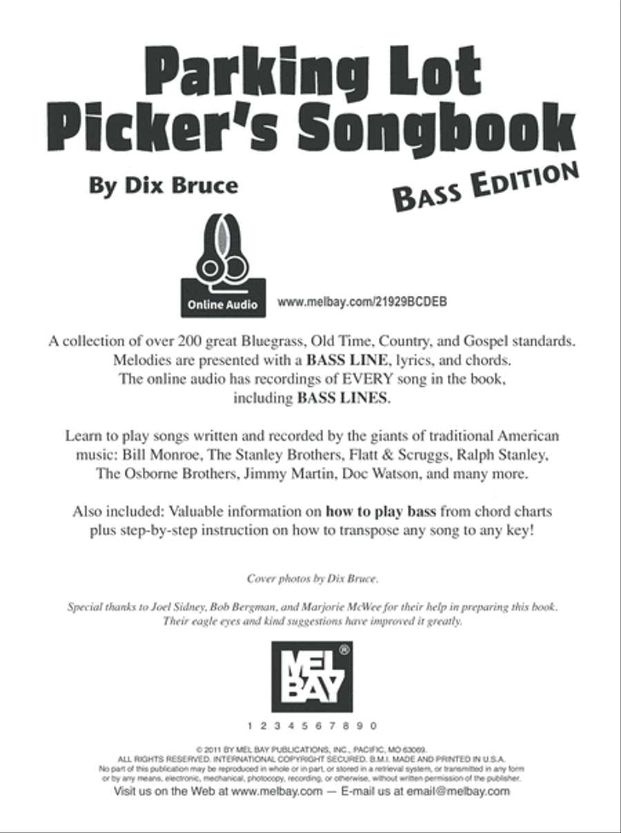 Parking Lot Picker's Songbook - Bass Edition Double Bass scores gallery preview page 7