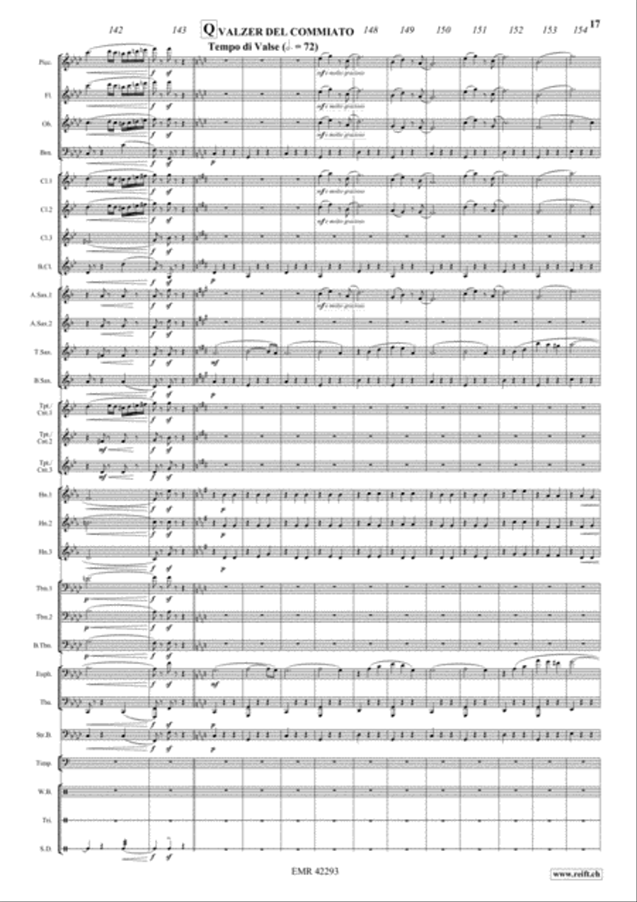 Il Gattopardo Concert Band scores gallery preview page 17