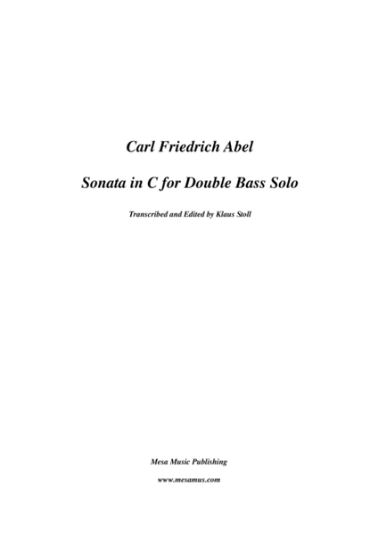Carl Friedrich Abel, Sonata in C