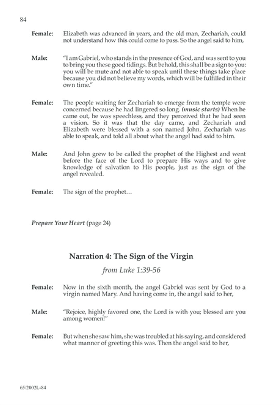 And This Shall Be a Sign And This Shall Be a Sign 4-Part scores gallery preview page 85