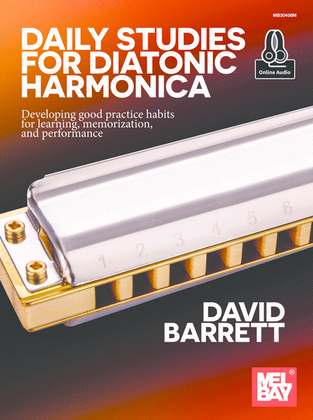 Book cover for Daily Studies for Diatonic Harmonica