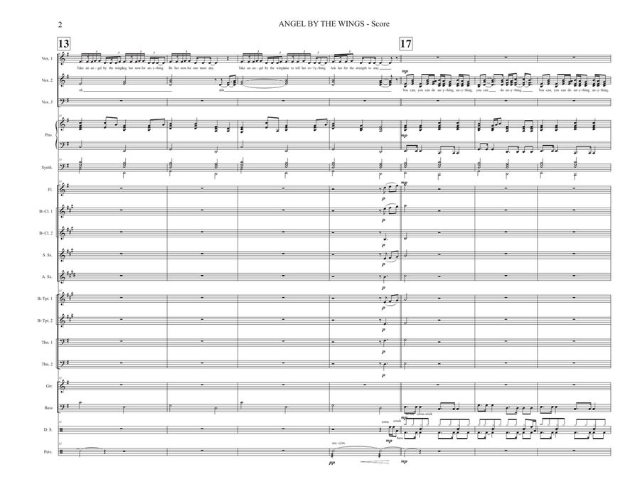 Mtg Da Sia - Angel By The Wings SSA scores gallery preview page 2