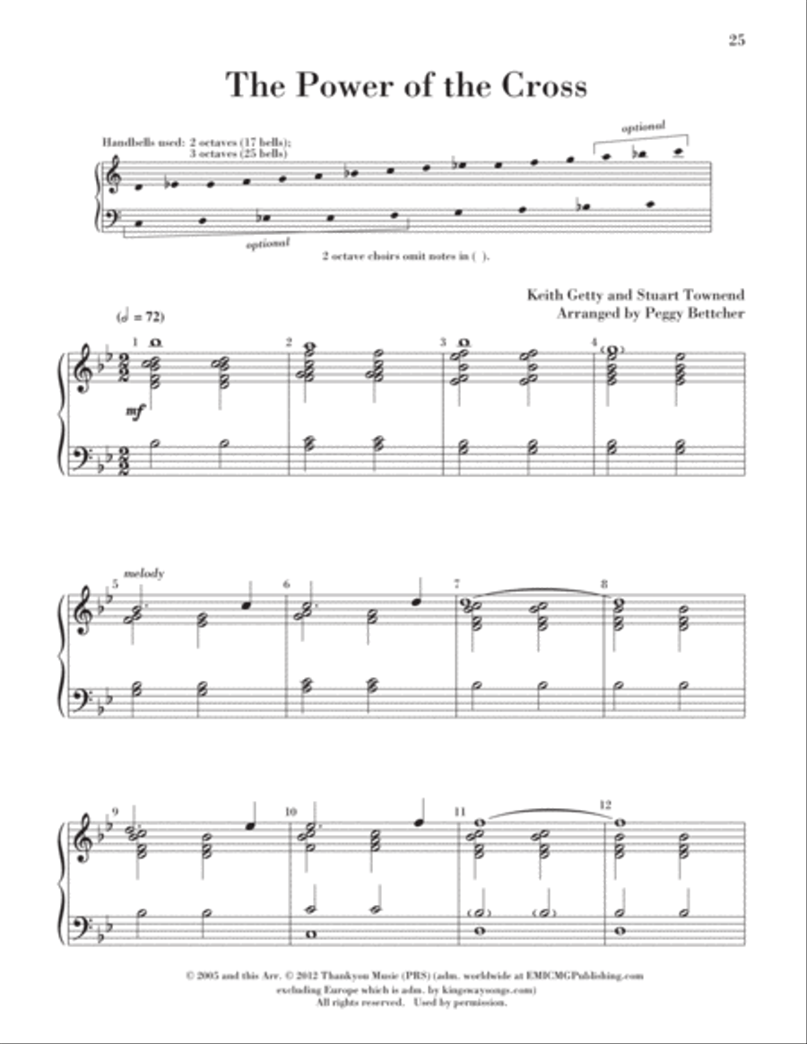 Easy to Ring Praise and Worship 3-Octaves scores gallery preview page 28