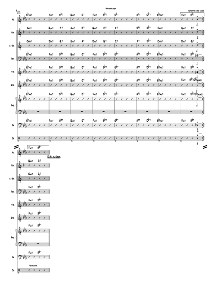 Anthropology Jazz Ensemble scores gallery preview page 6