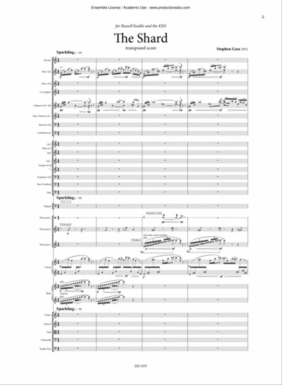 The Shard Orchestra scores gallery preview page 5