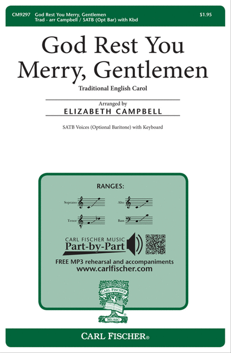 God Rest You Merry, Gentleman 4-Part scores gallery preview page 1