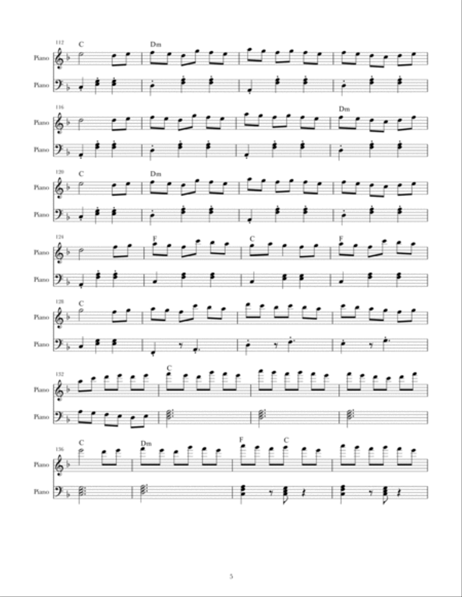 Aandhi Piano Solo scores gallery preview page 5