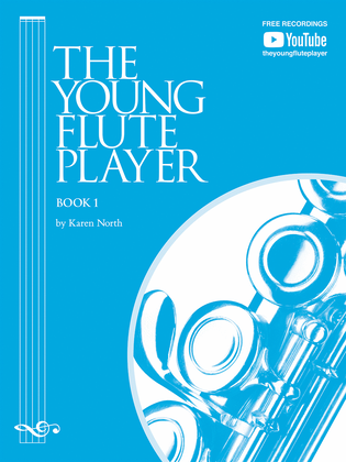 Book cover for The Young Flute Player Book 1