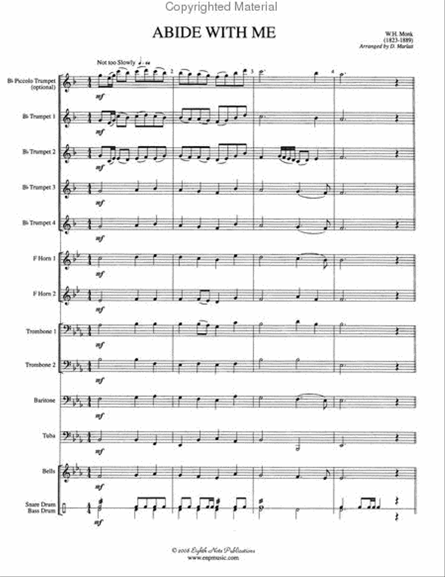 Abide with Me Small Ensemble scores gallery preview page 2