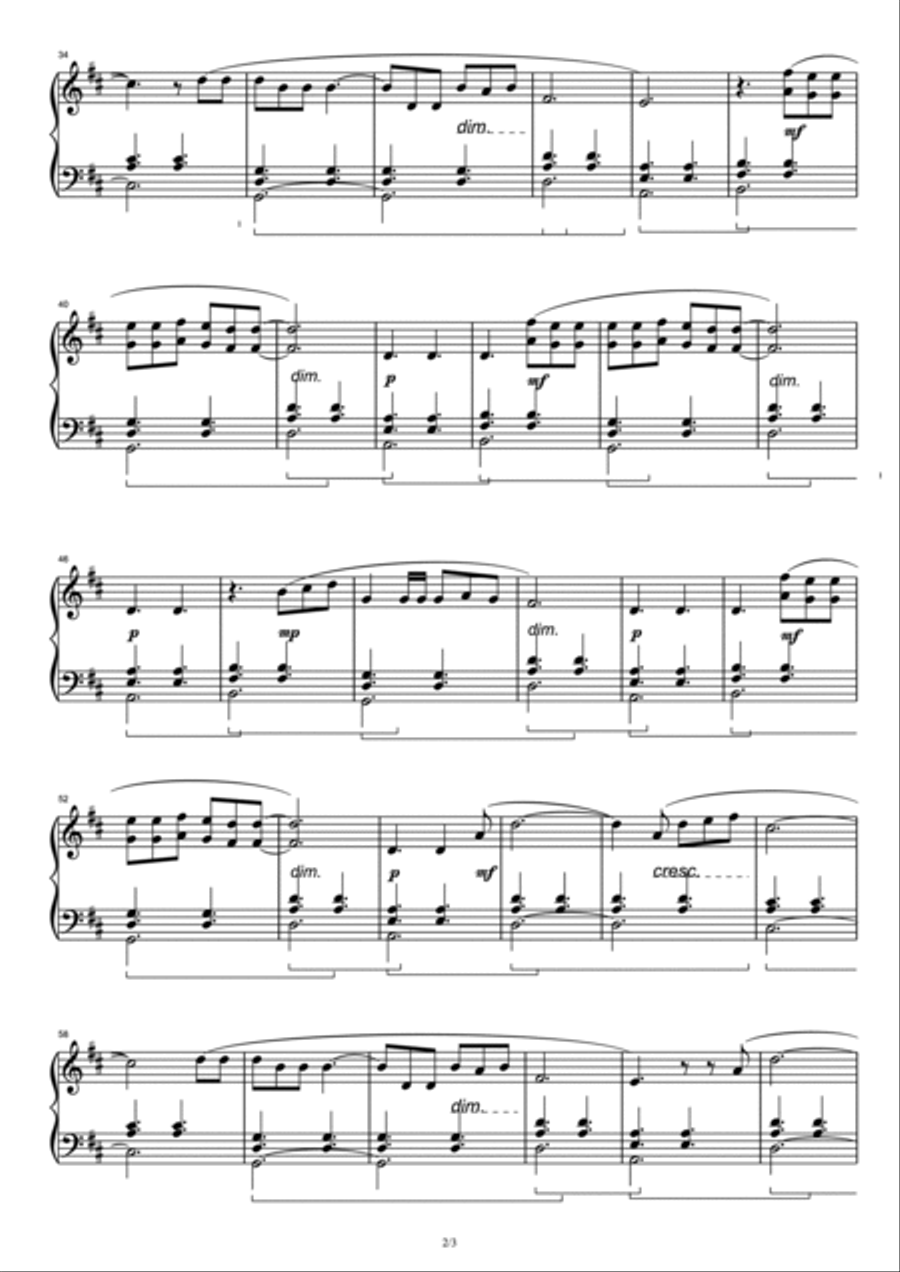 Say Something Piano Solo scores gallery preview page 2
