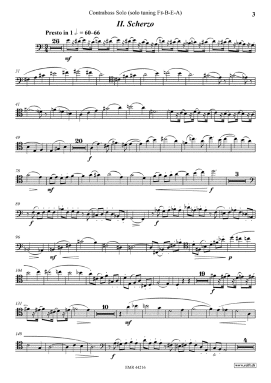 Concerto Lirico Double Bass scores gallery preview page 4