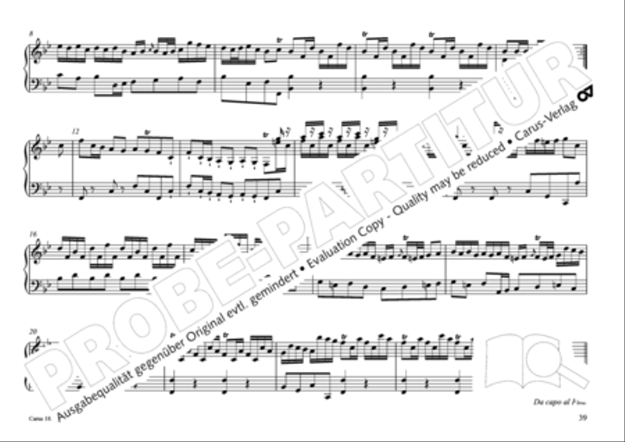 Pastoral music for organ, vol. 2: Germany, Bohemia, Austria, South Tyrol Organ Solo scores gallery preview page 40