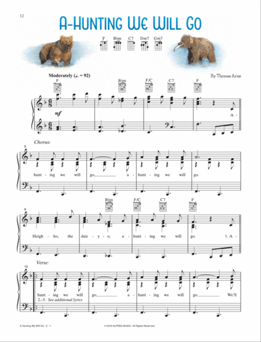 Alfred's Easy Best-Loved Children's Songs image number null